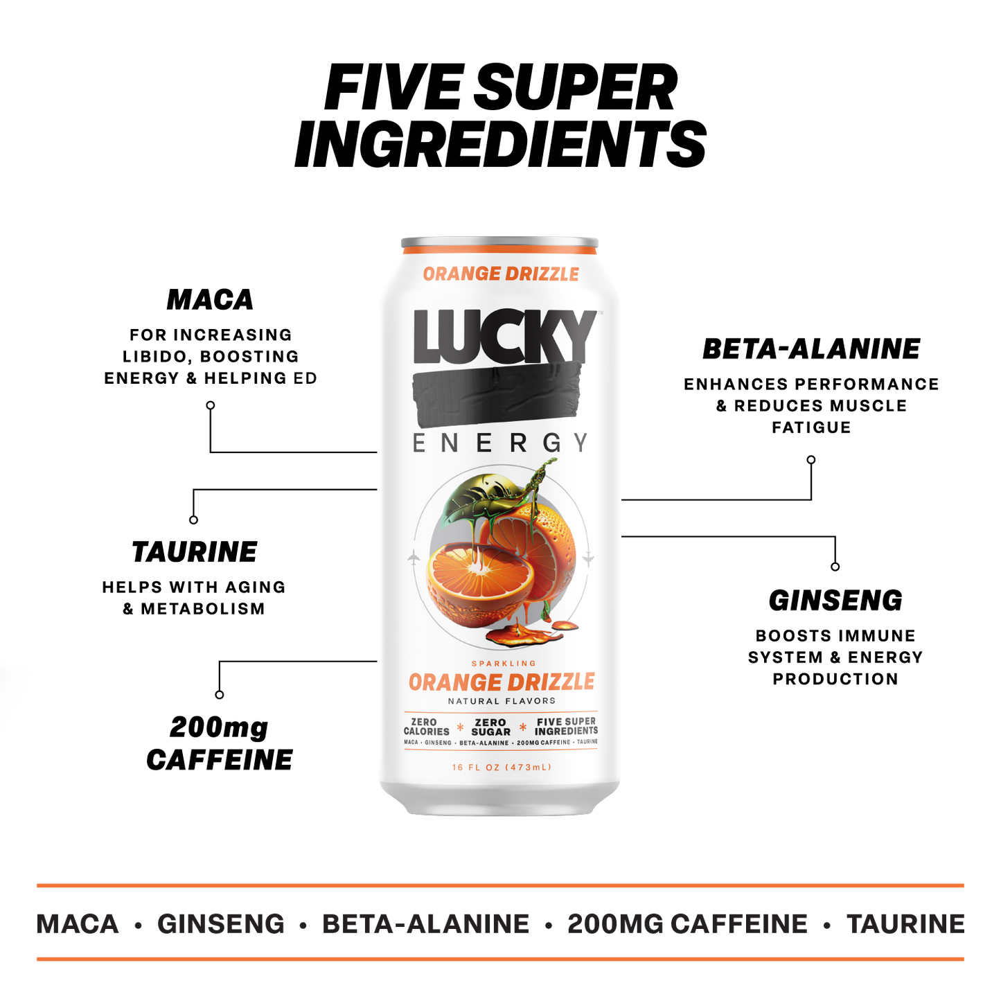 ORANGE DRIZZLE (12-PACK / 16OZ CAN)