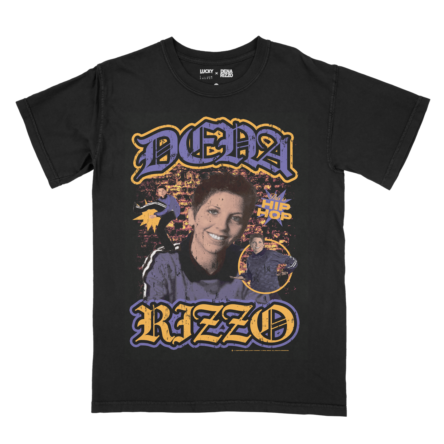 Dena Rizzo Tee | Lucky Energy Merch & Apparel
