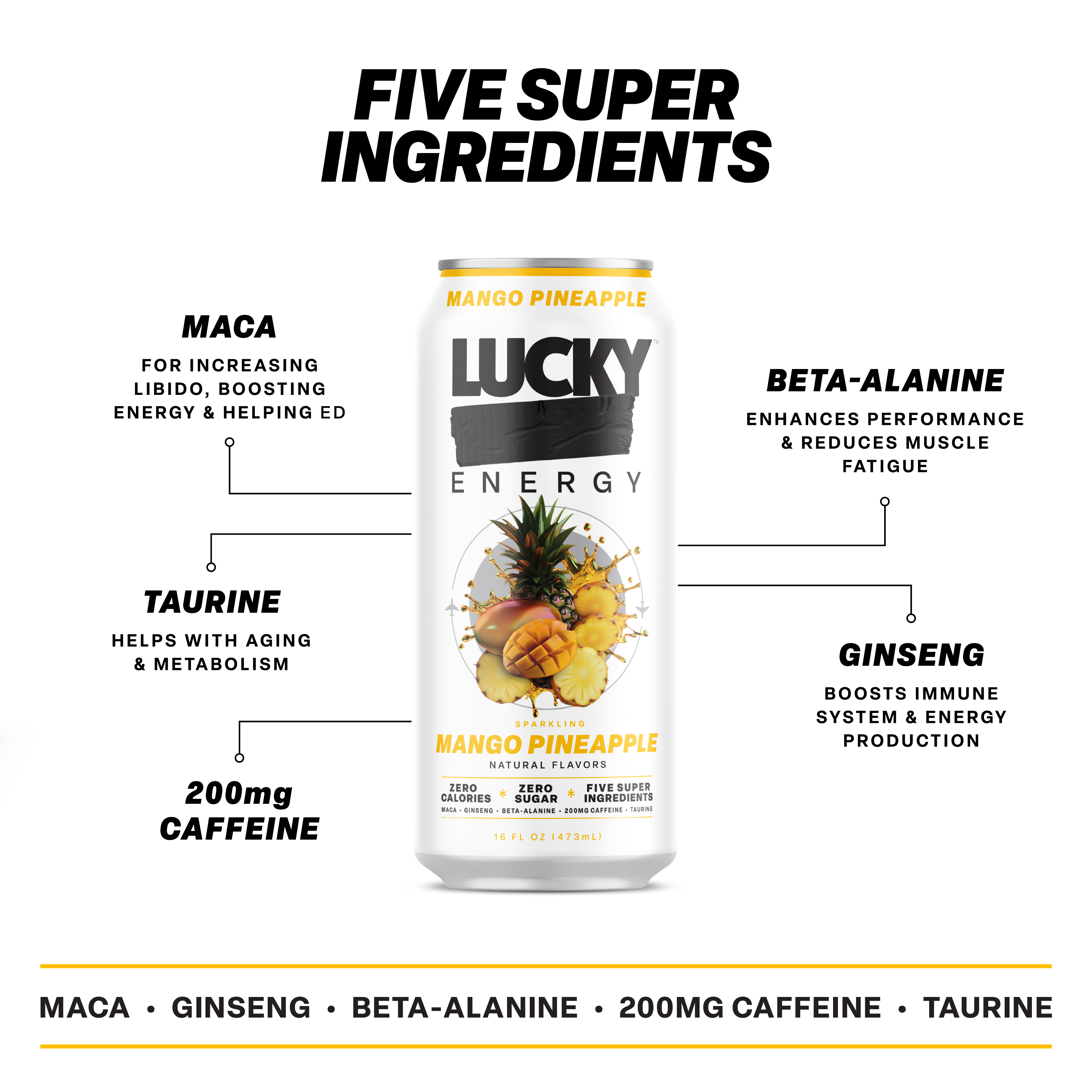 MANGO & PINEAPPLE (12-PACK / 16OZ CAN)