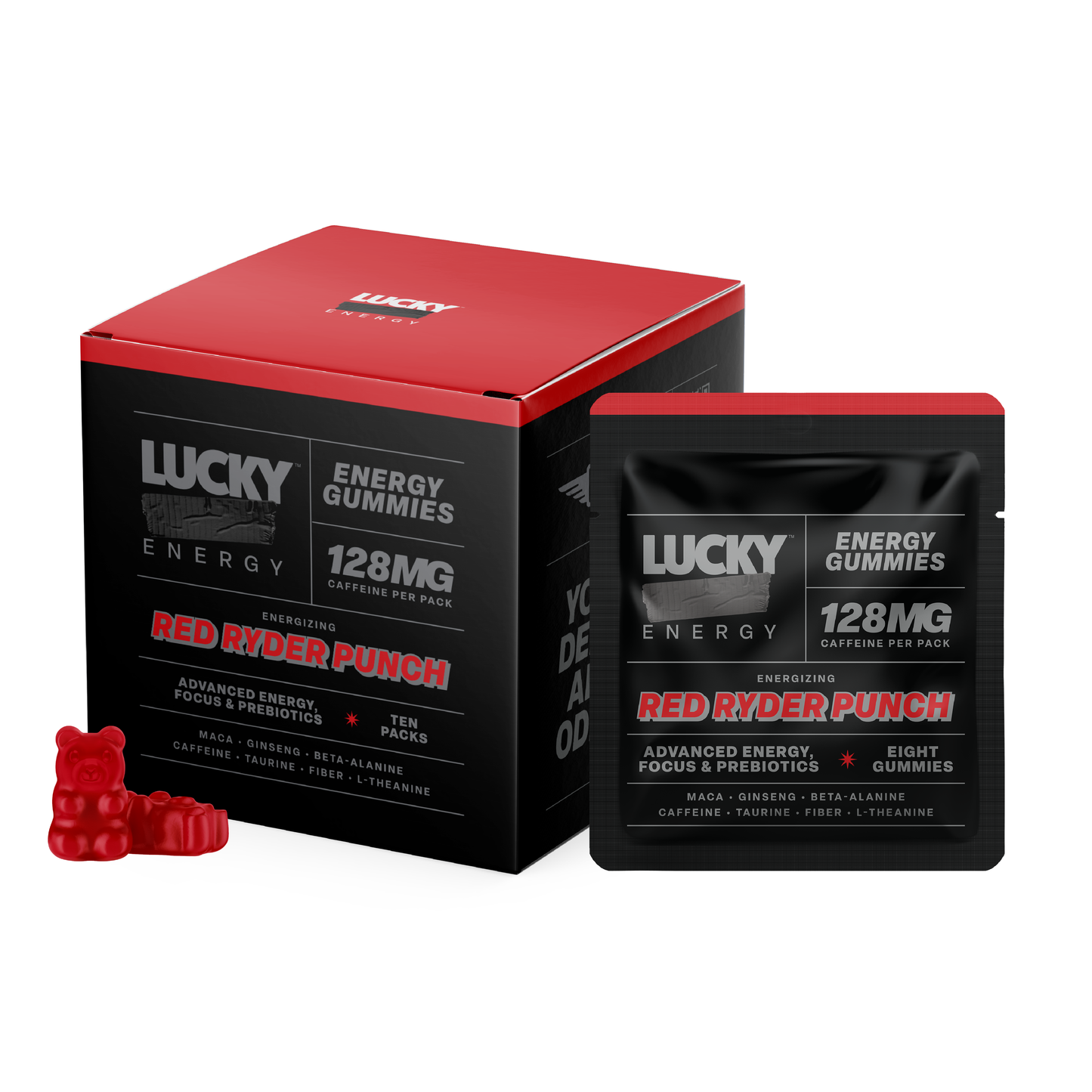 Daily Energy Gummies (Red Ryder Punch) - 30 pack