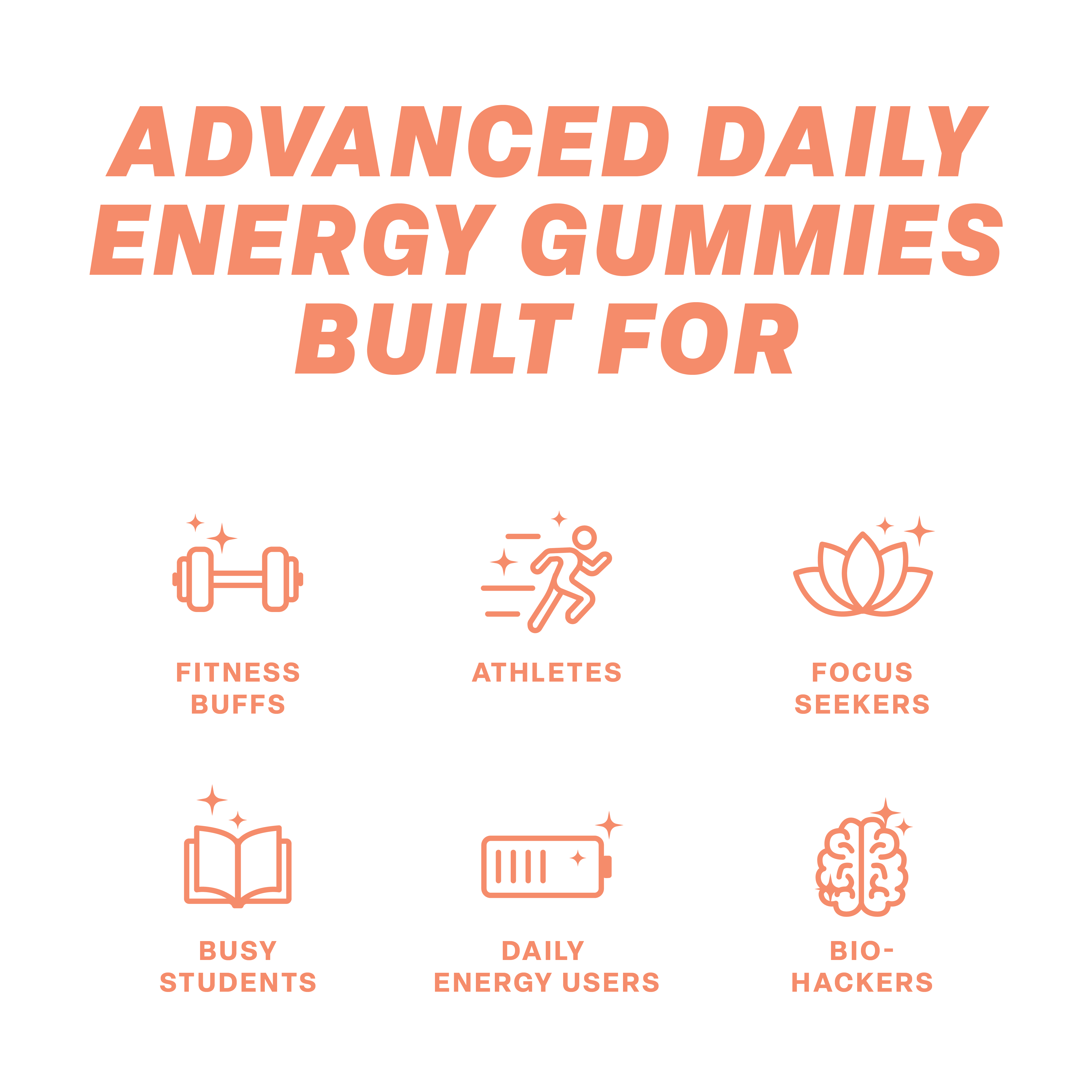 Daily Energy Gummies (Son of a Peach) - 30 pack
