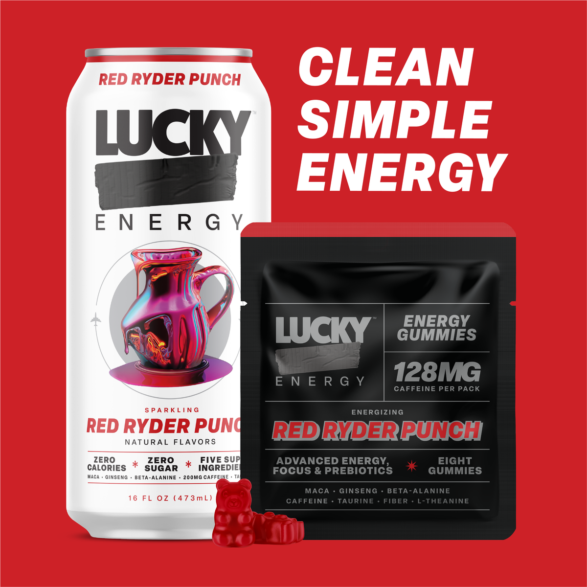 Daily Energy Gummies (Red Ryder Punch)