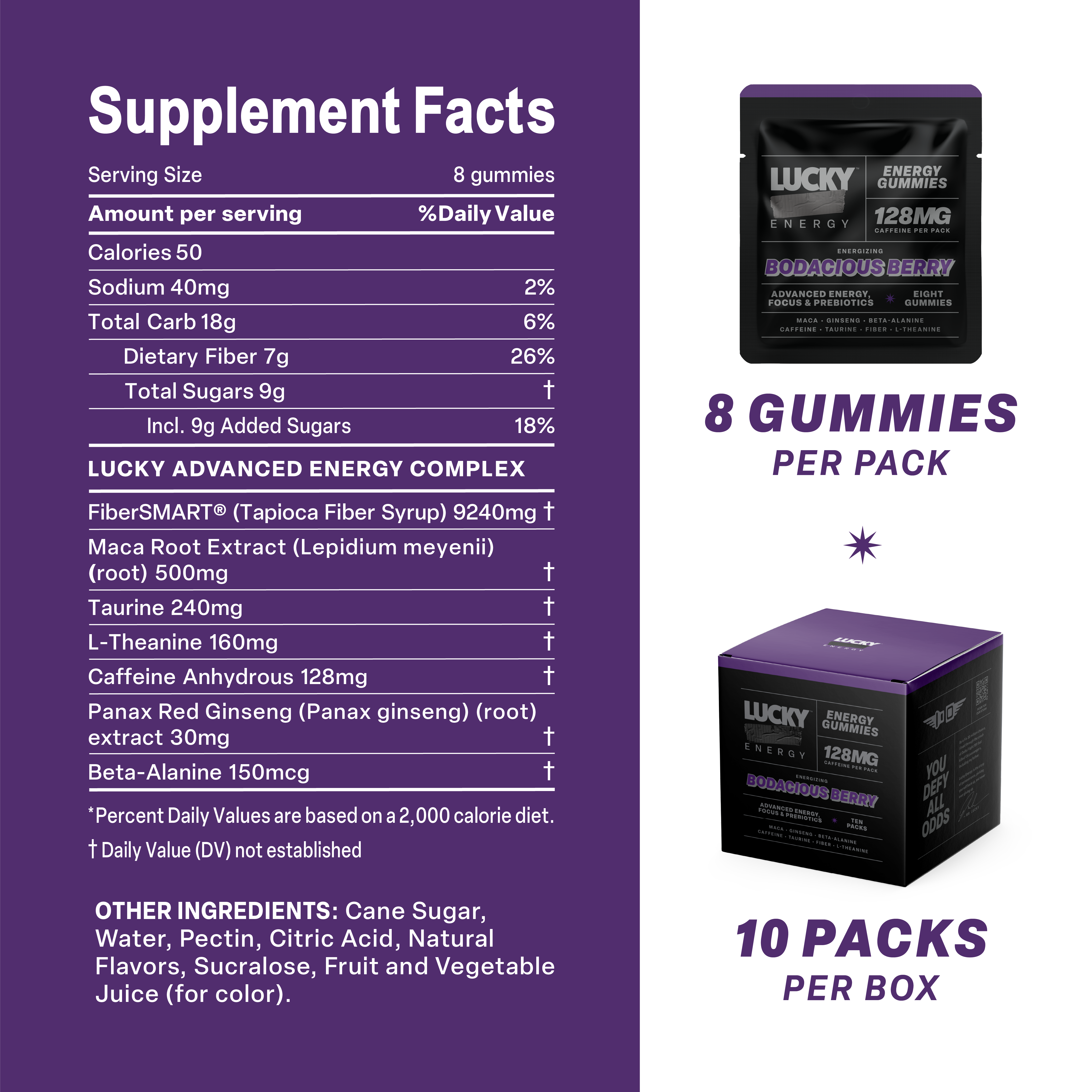 Daily Energy Gummies (Bodacious Berry) - 30 pack