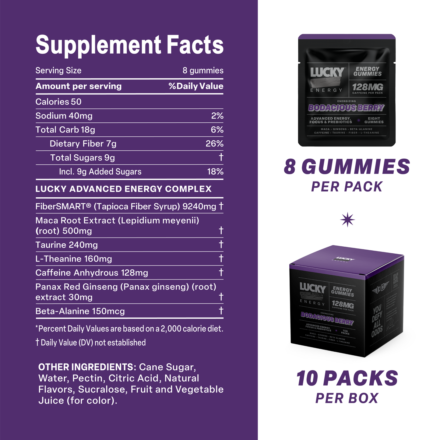 Daily Energy Gummies (Bodacious Berry) - 30 pack