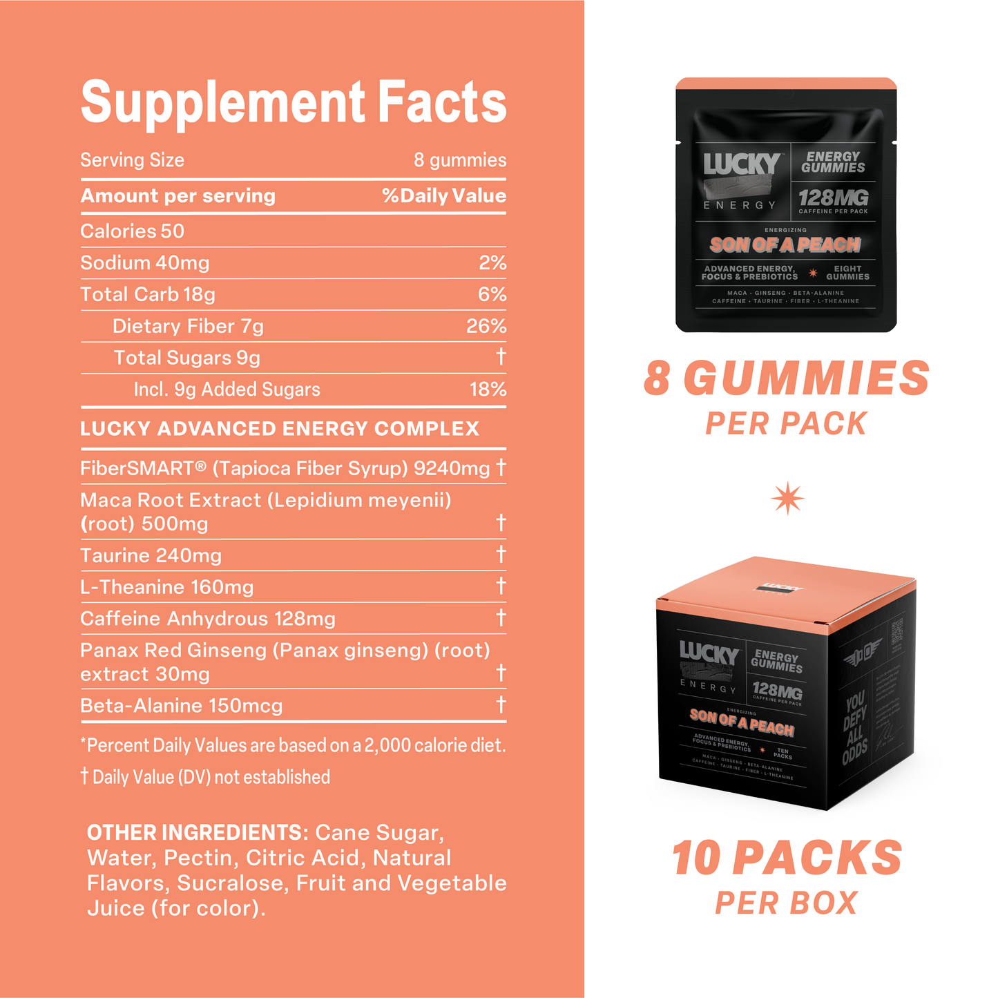 Daily Energy Gummies (Son of a Peach) - 30 pack