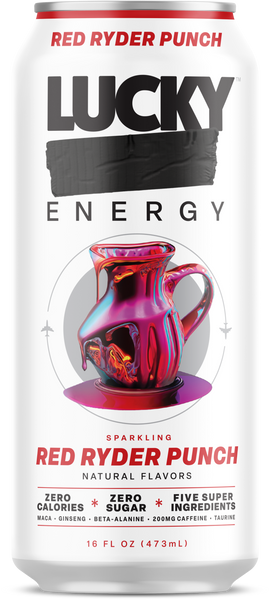 RED RYDER PUNCH (12-PACK / 16OZ CAN) | Lucky Energy Merch & Apparel