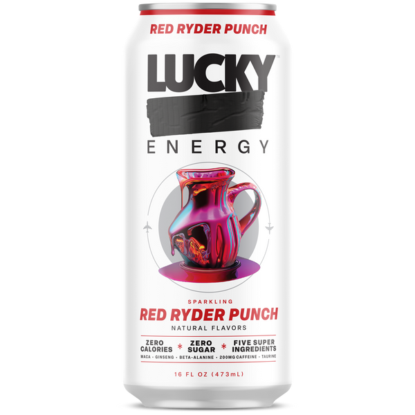 RED RYDER PUNCH (12-PACK / 16OZ CAN) | Lucky Energy Merch & Apparel